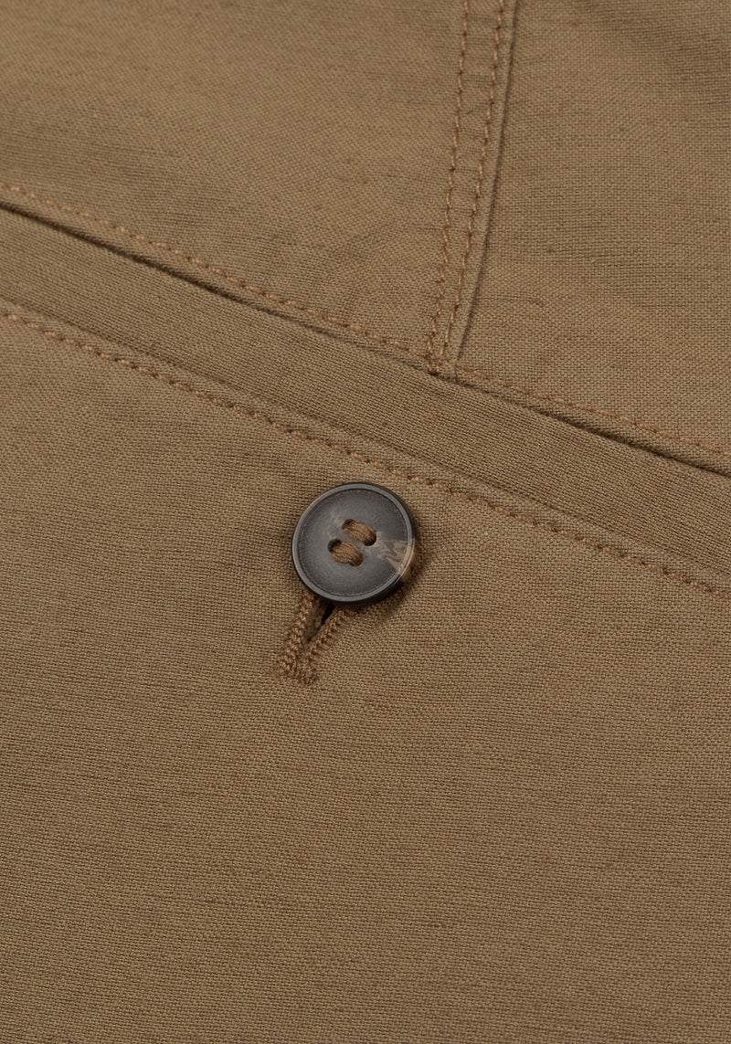 Cocoa Brown Soléa Linen Pants