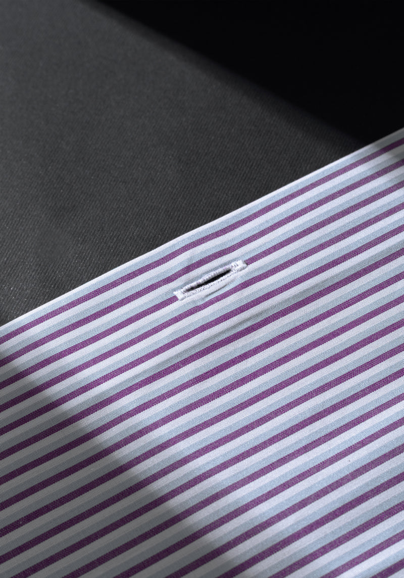 Mulberry Stripe Oxford Shirt