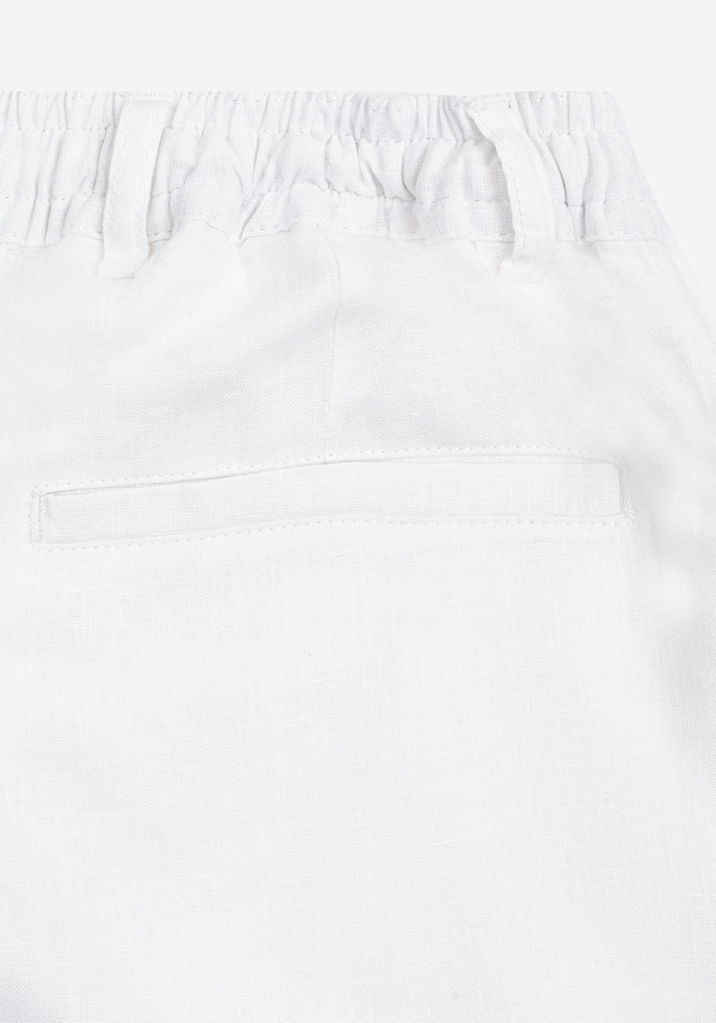 Moon White Soléa Pure Linen Pants