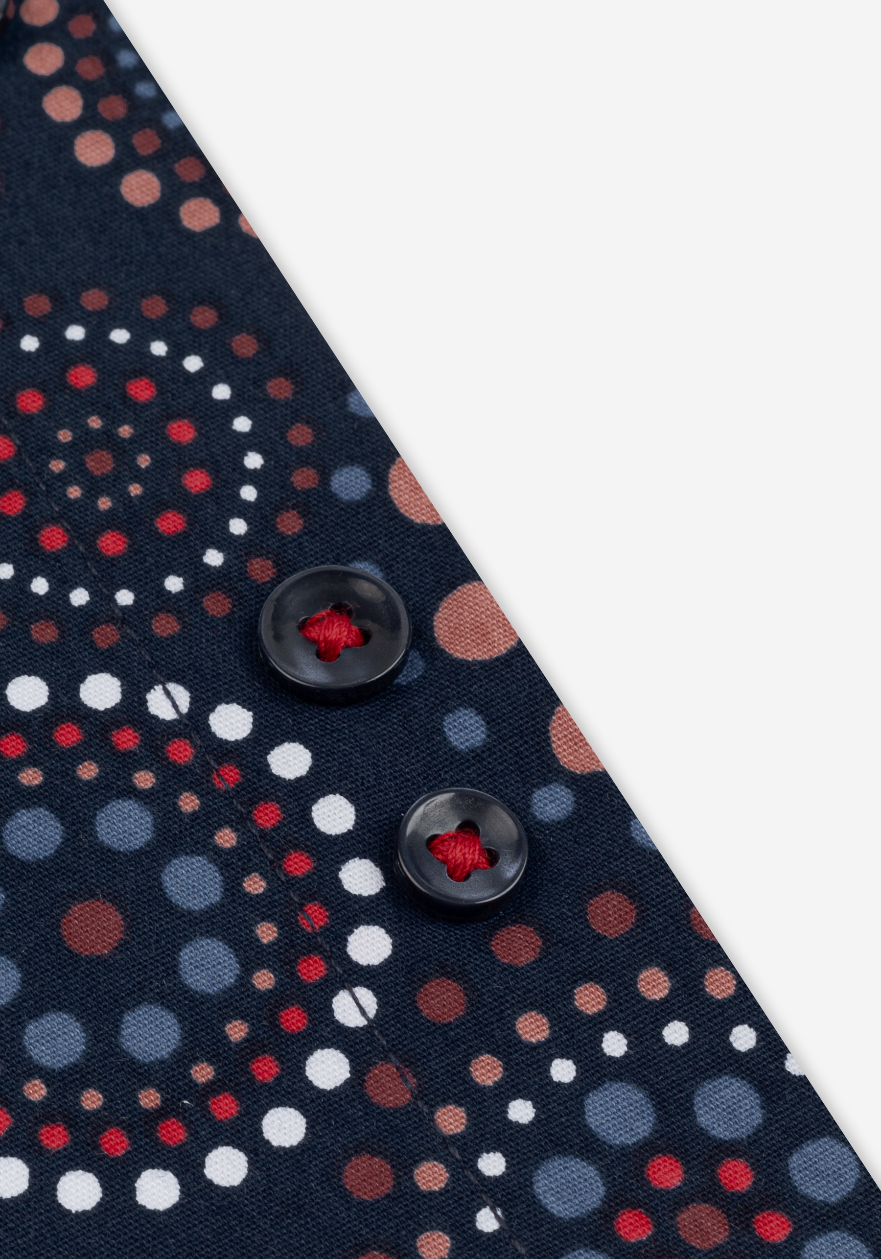 Parti-Colored Printed Poplin Shirt