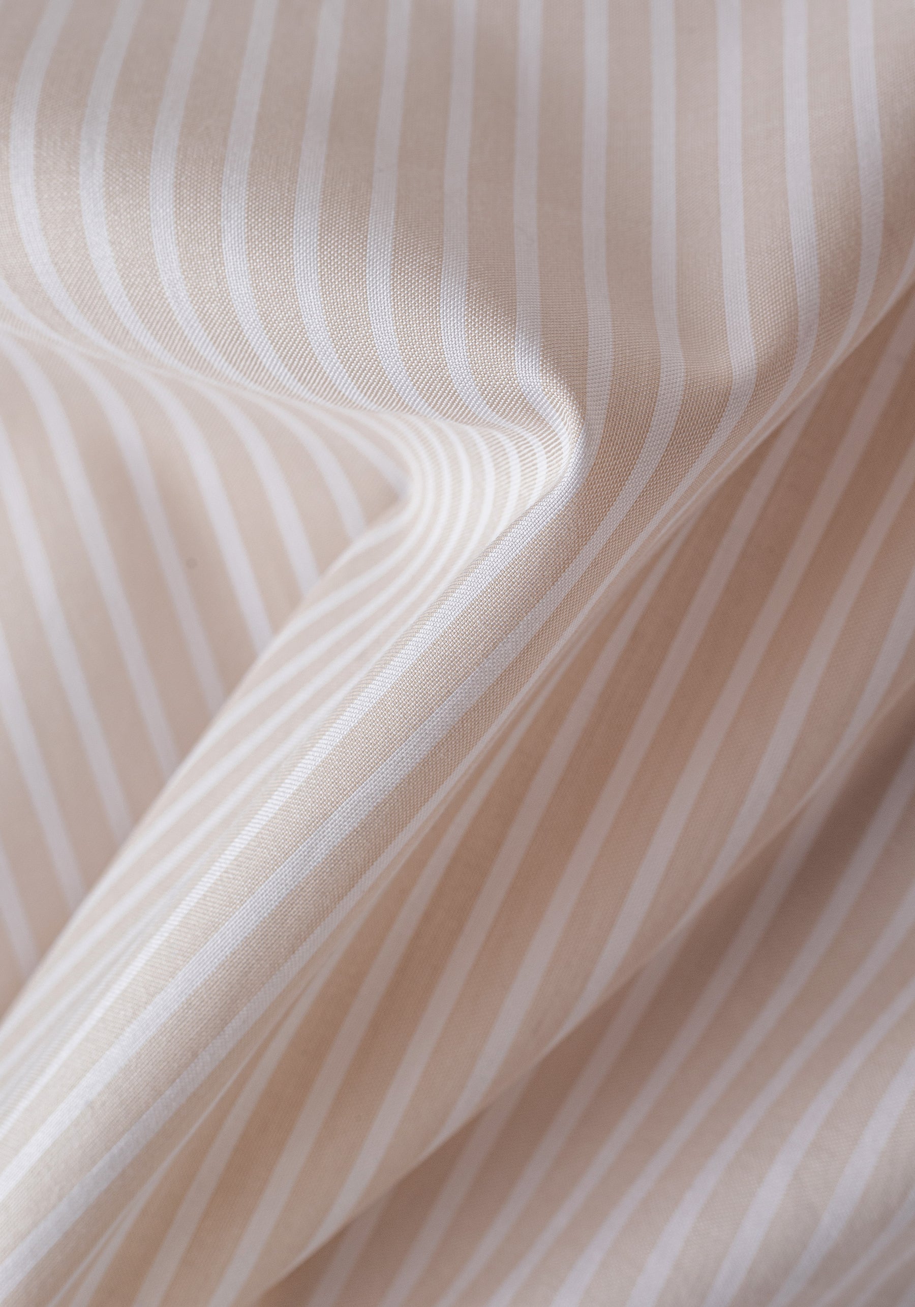 Mist Beige Stripe Signature Twill Shirt