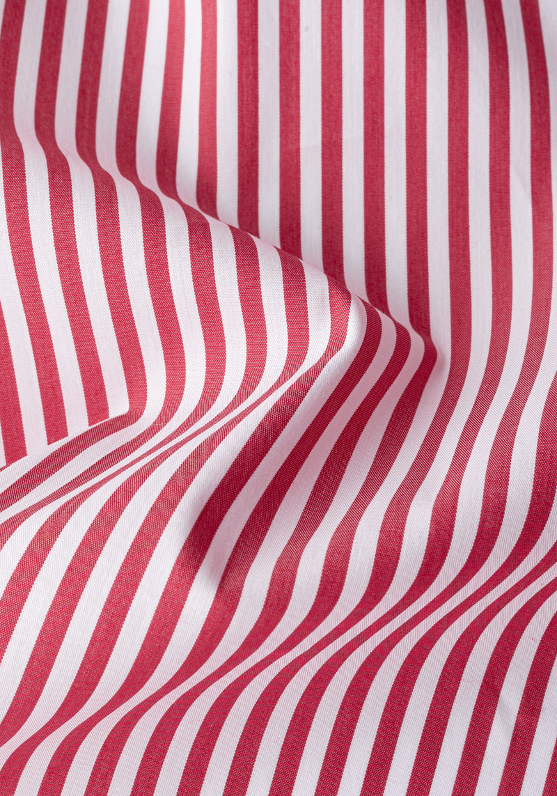 Scarlet Red Stripe Aero-Hybrid Shirt