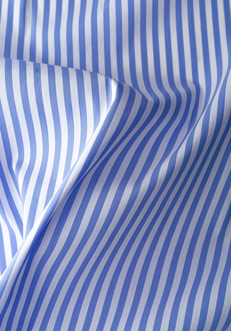 Cornflower Blue Stripe Aero-Hybrid Shirt