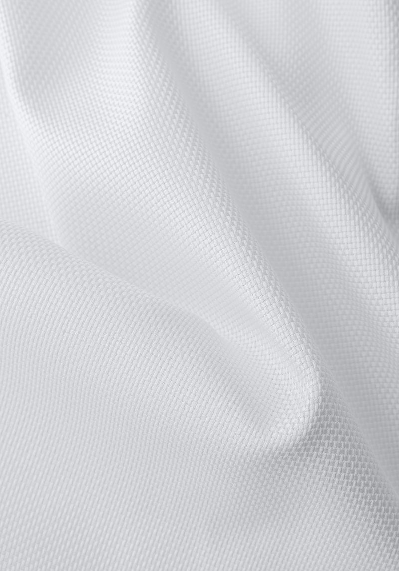 Crown White Basket Weave Shirt