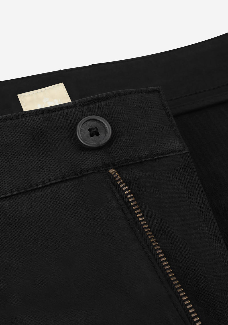 Ash Black Riviera Gabardine