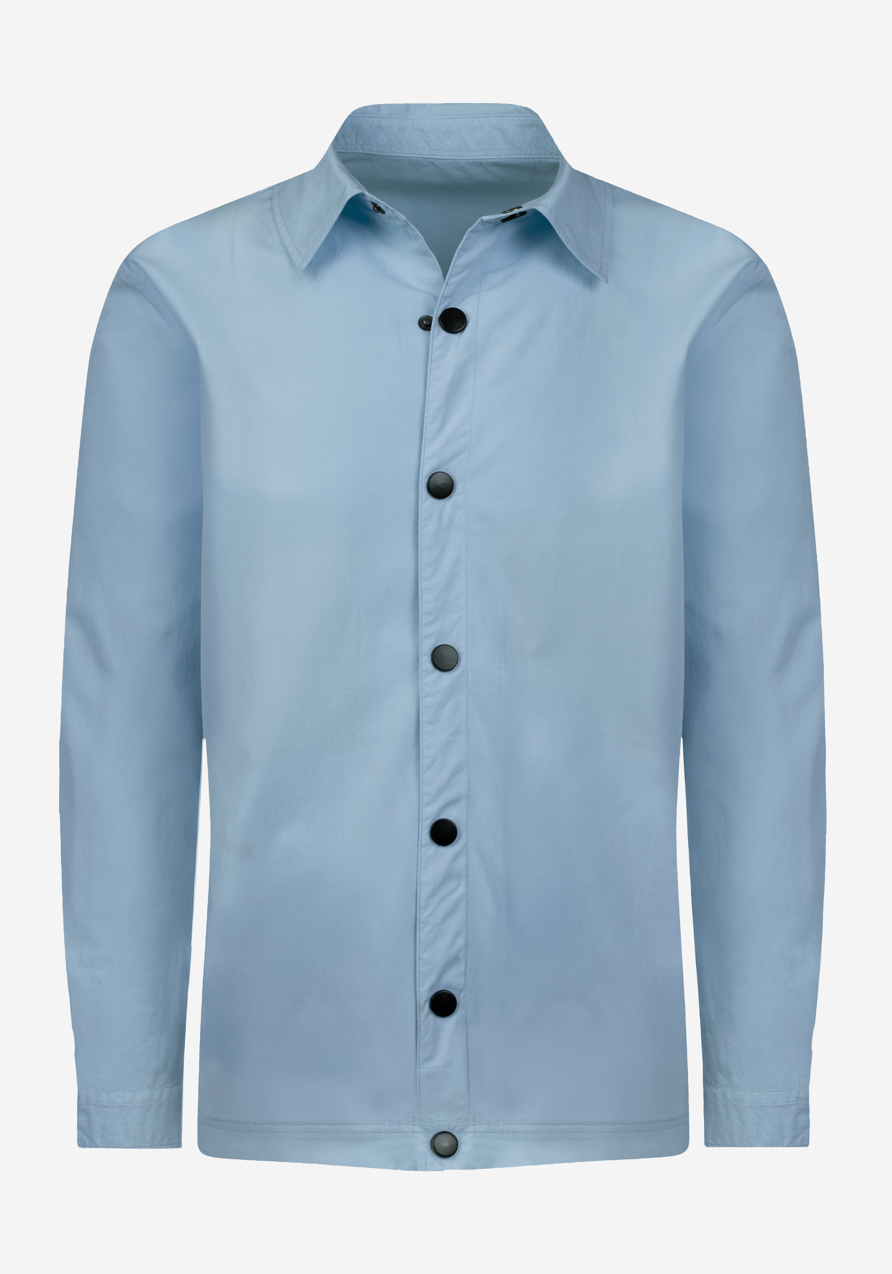 Powder Blue Paper Touch Overshirt