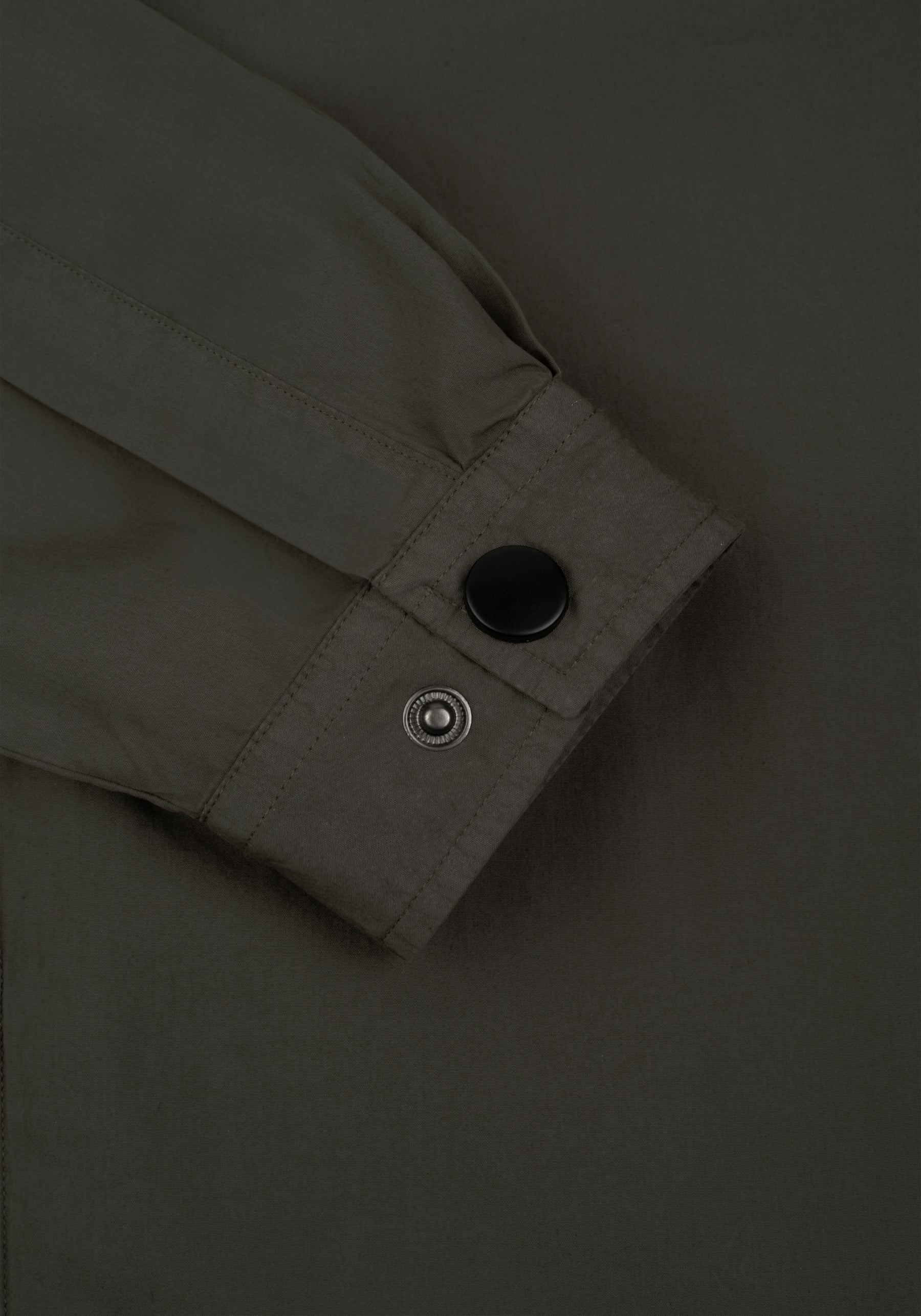Shadow Olive Paper Touch Overshirt