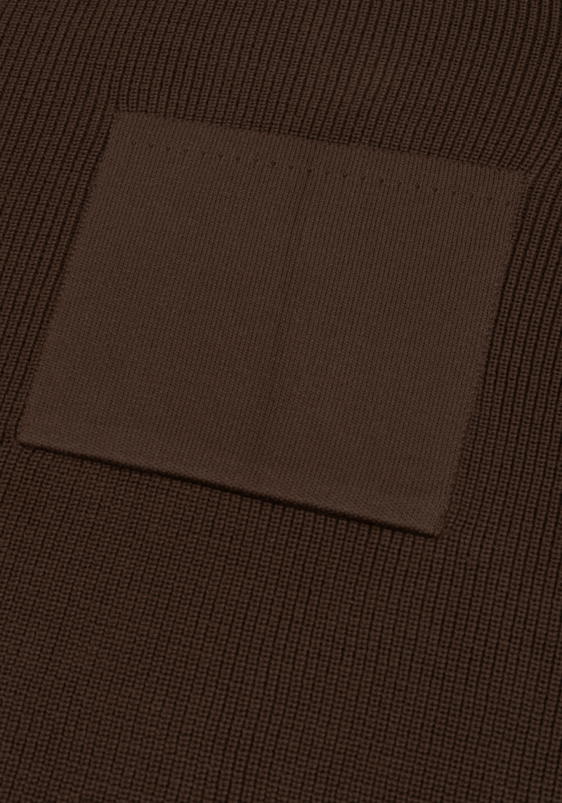 Espresso Brown Heavy Knitted Cardigan