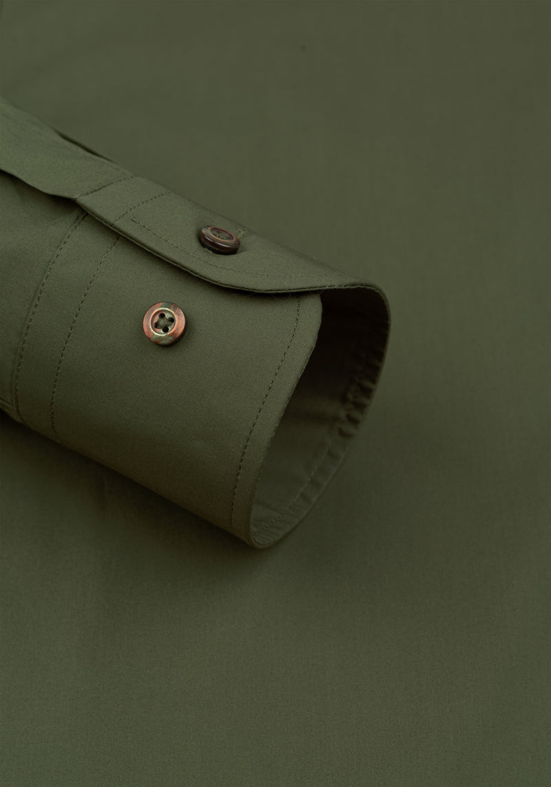 Phantom Olive Aero-Hybrid Shirt