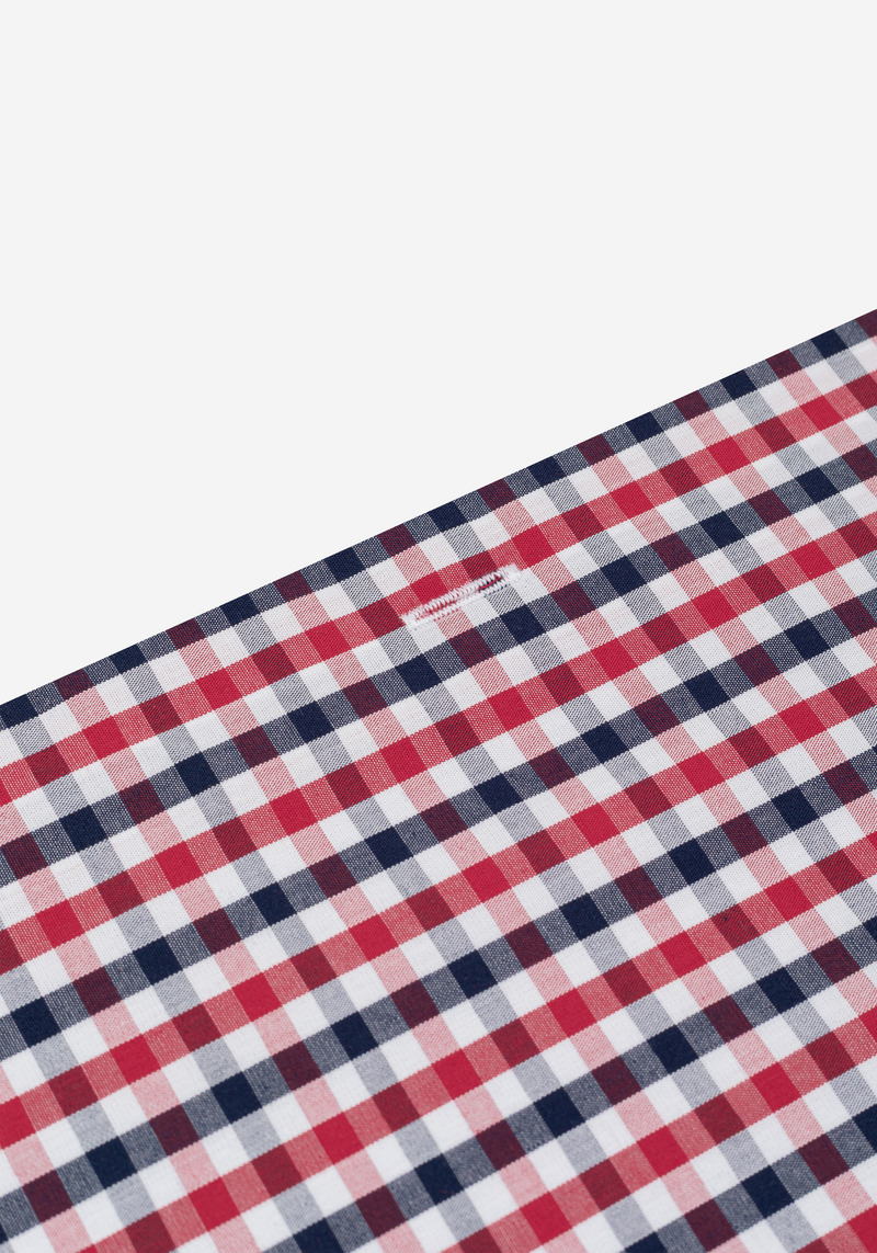 Currant Red Checked Oxford Shirt