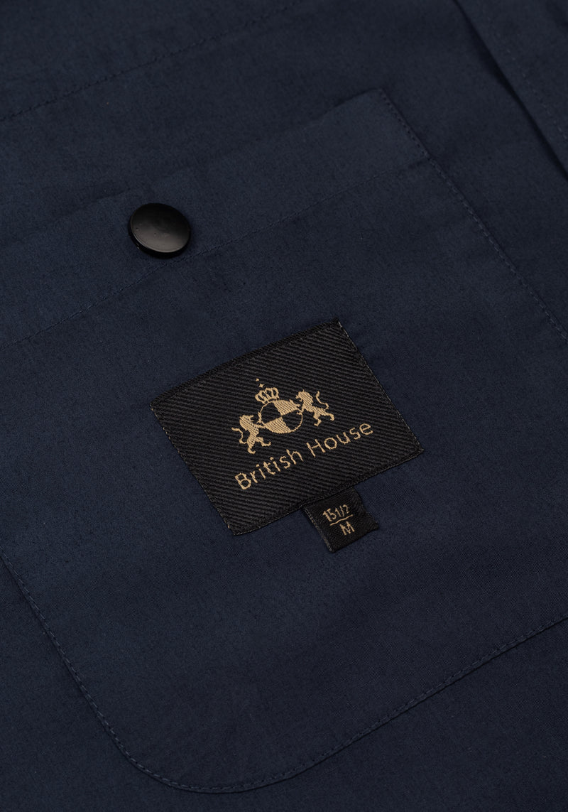 Nautical Blue Paper Touch Overshirt