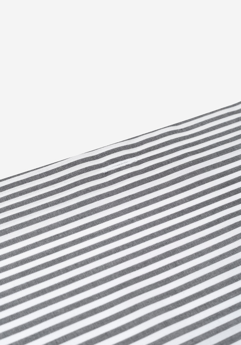 Crow Black Stripe Poplin Shirt