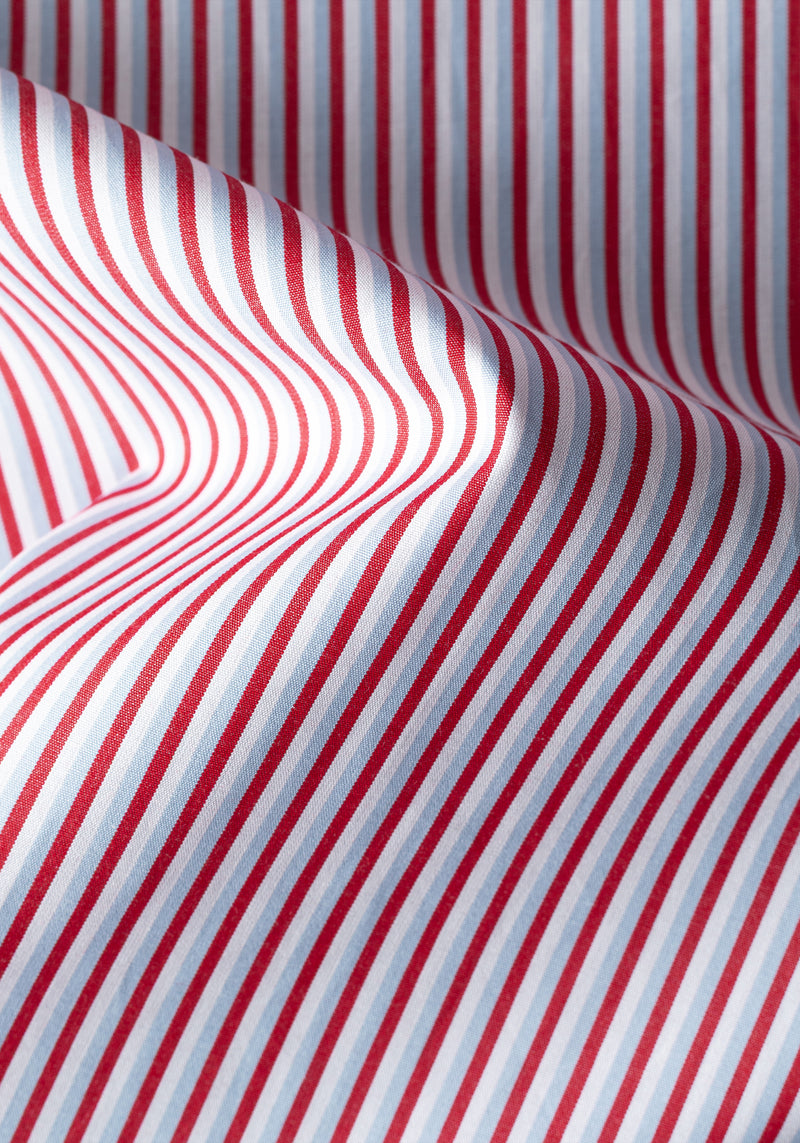 Fiesta Red Stripe Oxford Shirt