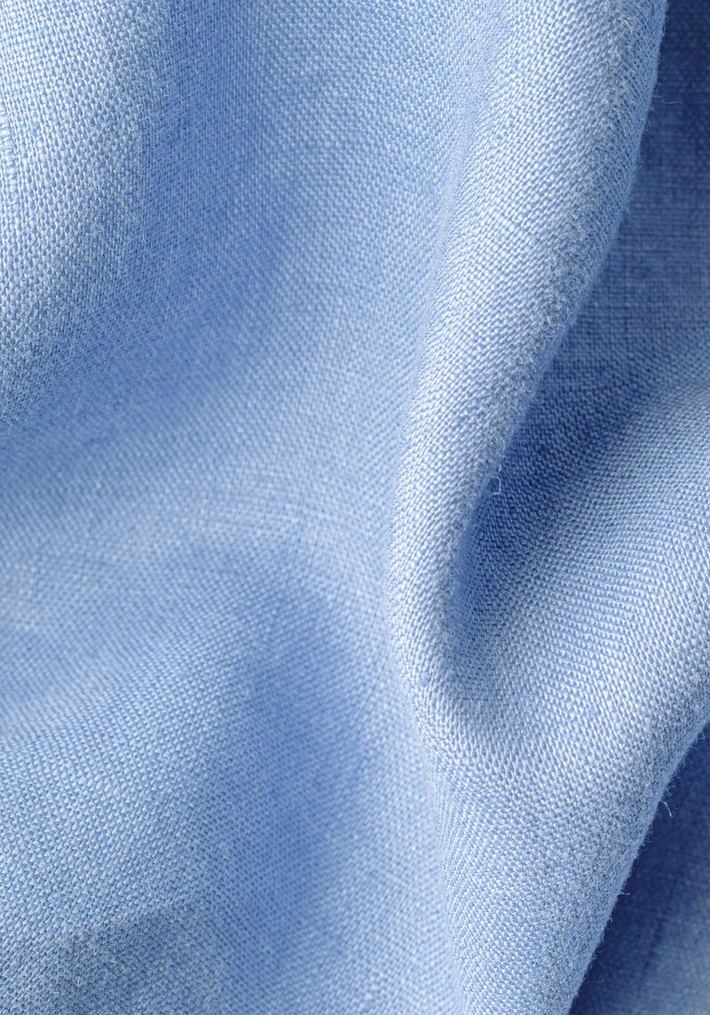 Breeze Blue Pure Linen Blazer