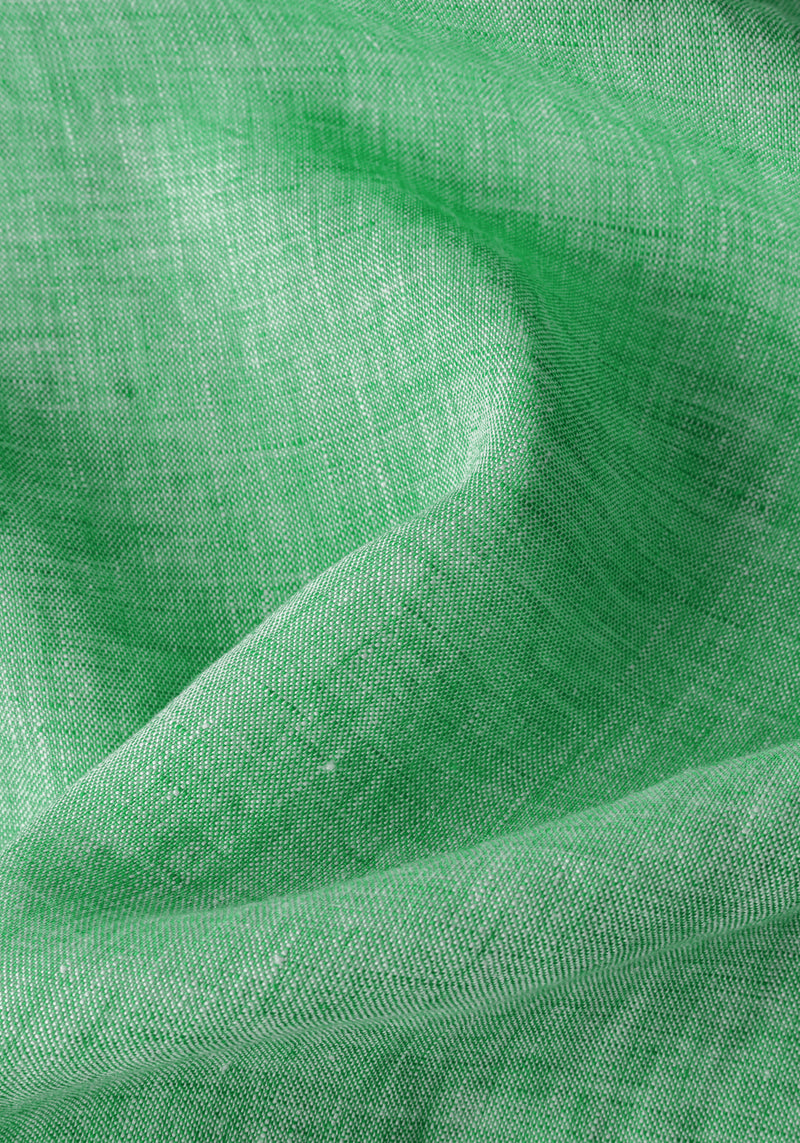 Palm Green Belgian Linen Shirt
