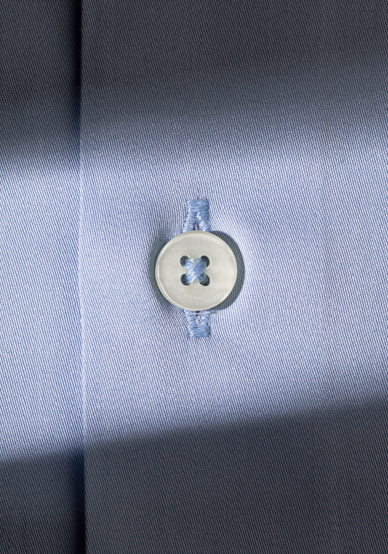 Pale Blue Luxe Twill Shirt - Wrinkle-free