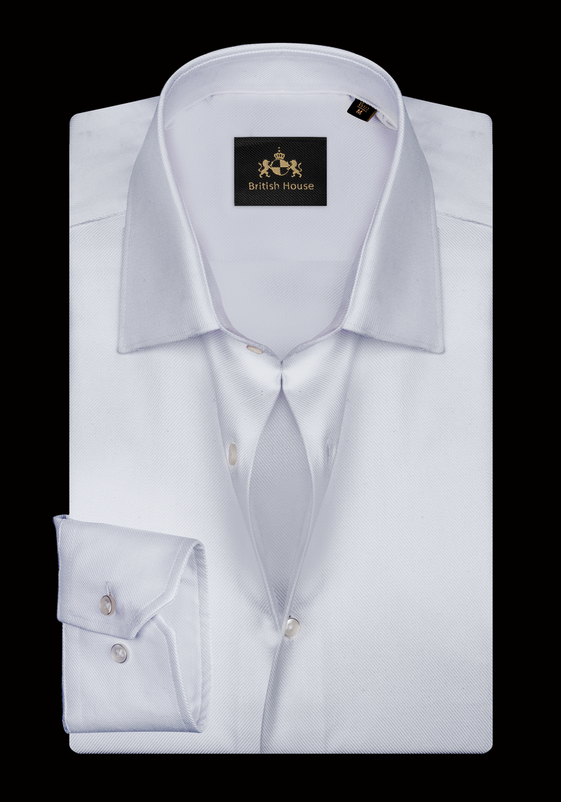 Supreme White Fine Twill Shirt