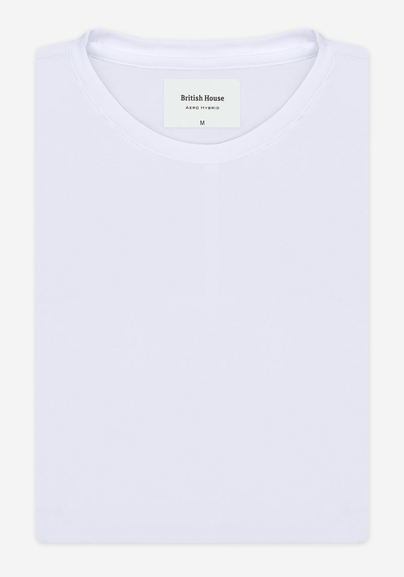 Halo White Aero-Hybrid T-Shirt