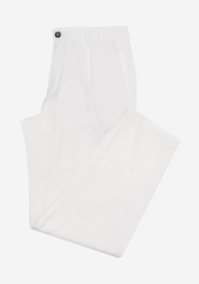 Frost White Soleá Modal Pants