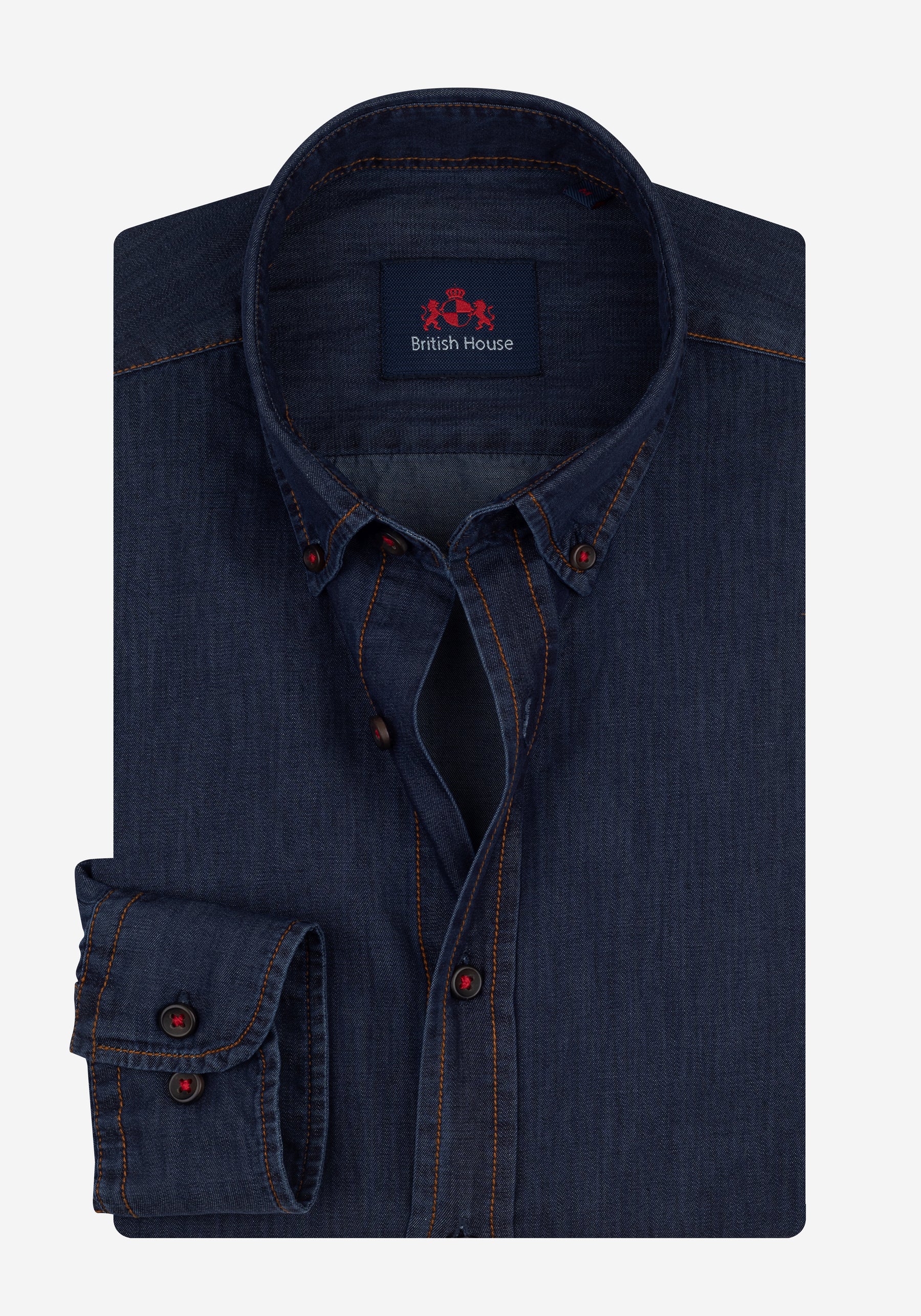 Nightfall Blue Washed Denim Shirt