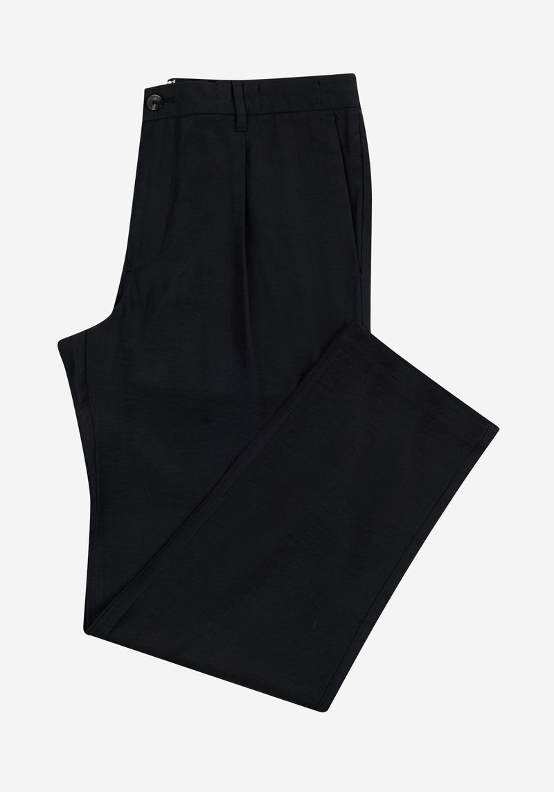 Classic Black Soleá Modal Pants
