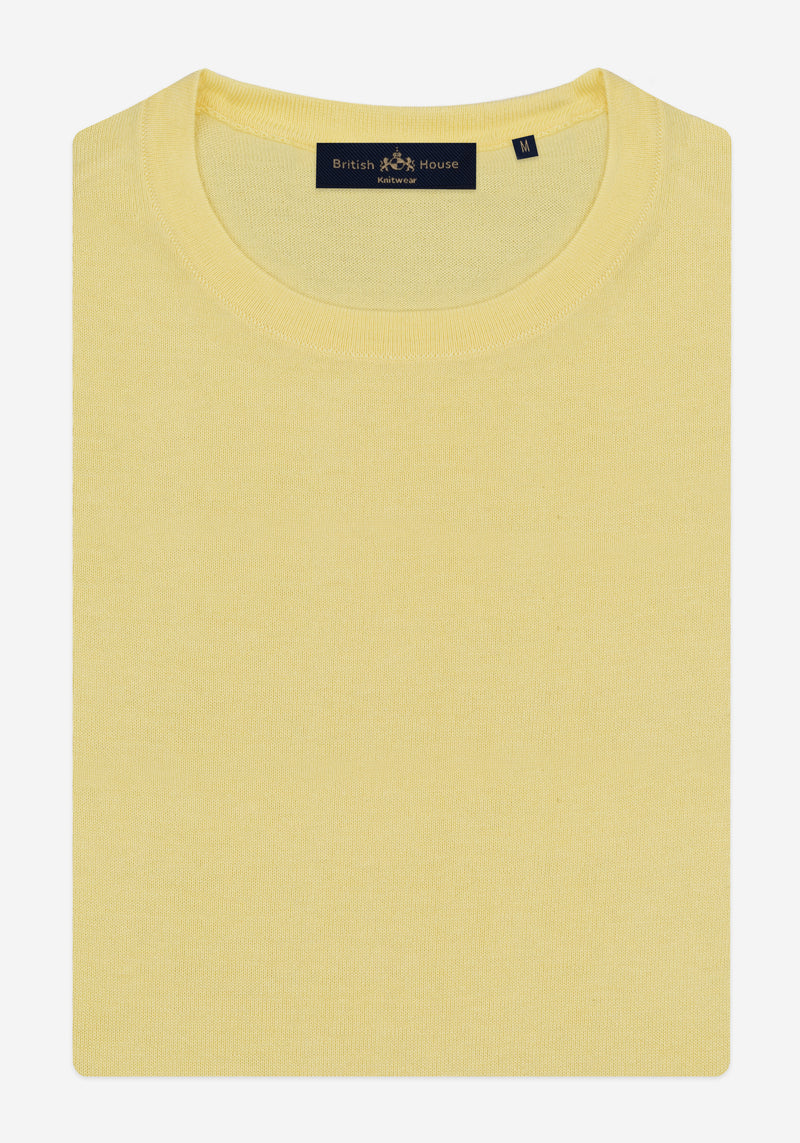 Sunhaze Yellow Knitted T-Shirt