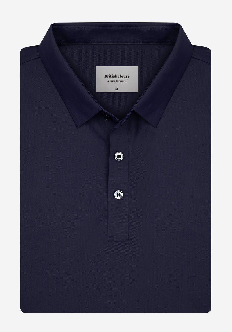 Eclipse Navy Aero-Hybrid Polo Shirt