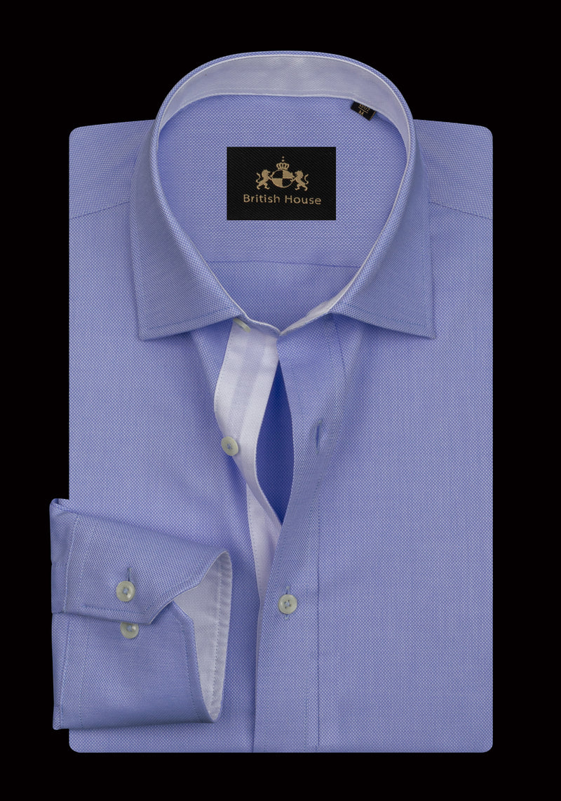 Regatta Blue Basket Weave Shirt