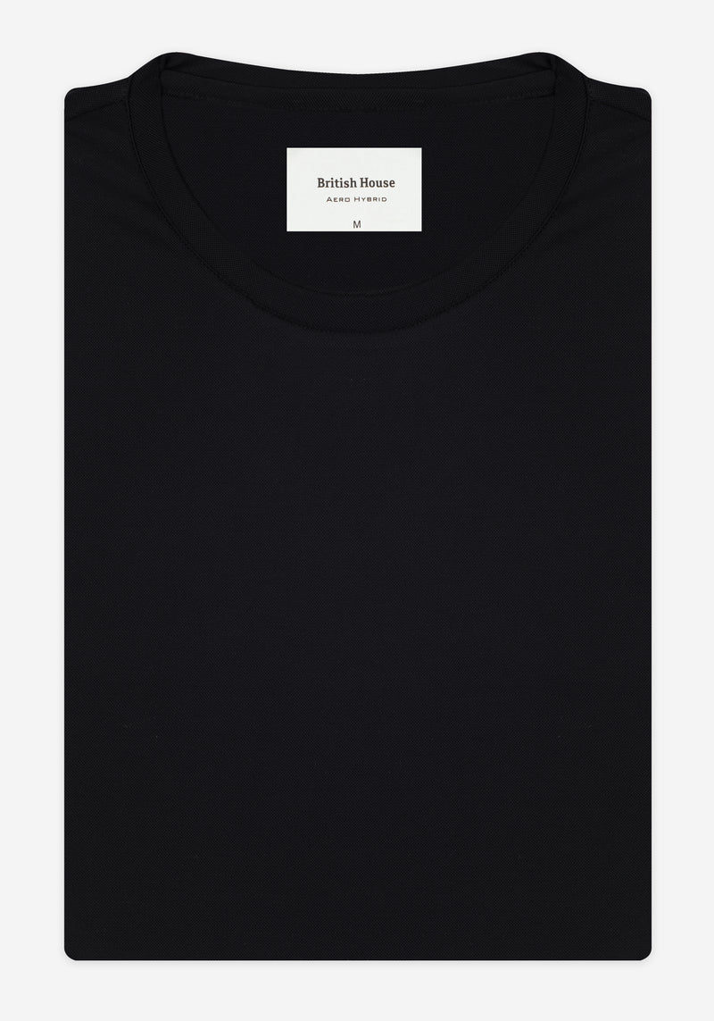 Metallic Black Aero-Hybrid T-Shirt