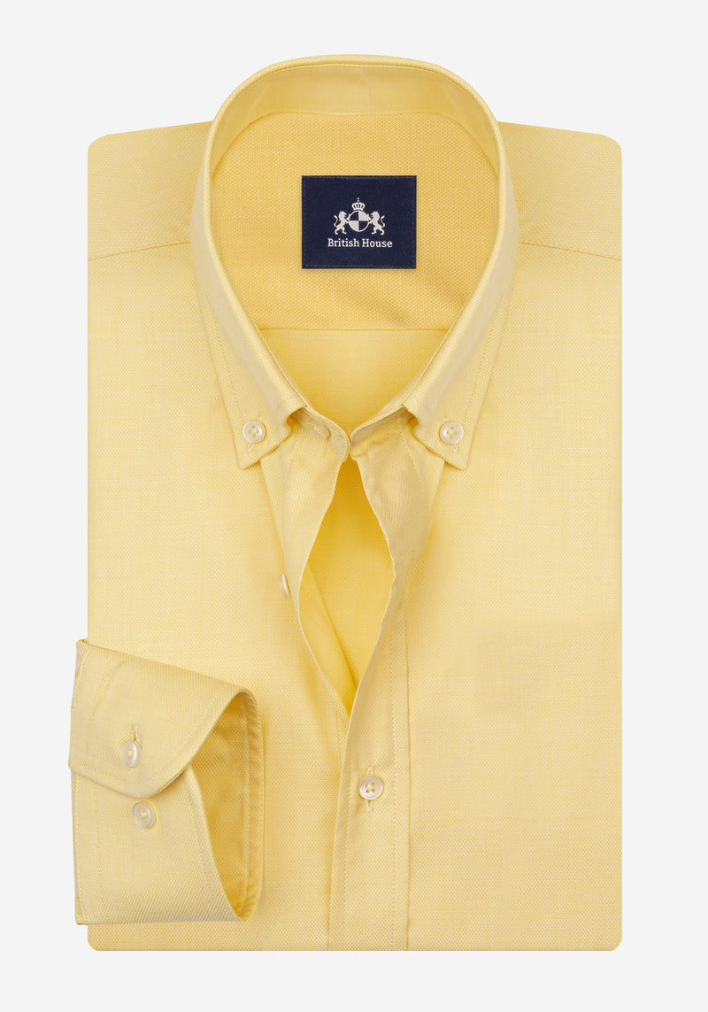 Pollen Yellow Royal Oxford Shirt