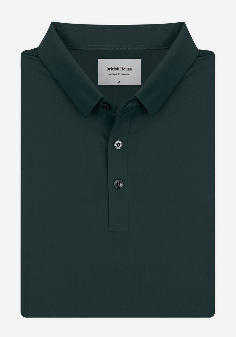 Shadow Green Aero-Hybrid Polo Shirt