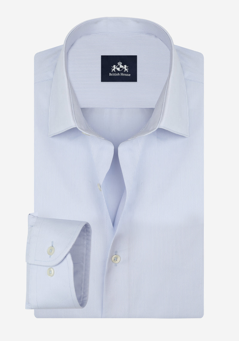 Air Blue Stripe Piqué Shirt