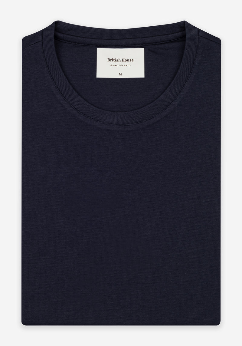 Marine Navy Aero-Hybrid T-Shirt