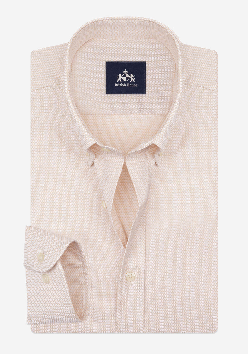Siena Beige Royal Oxford Shirt