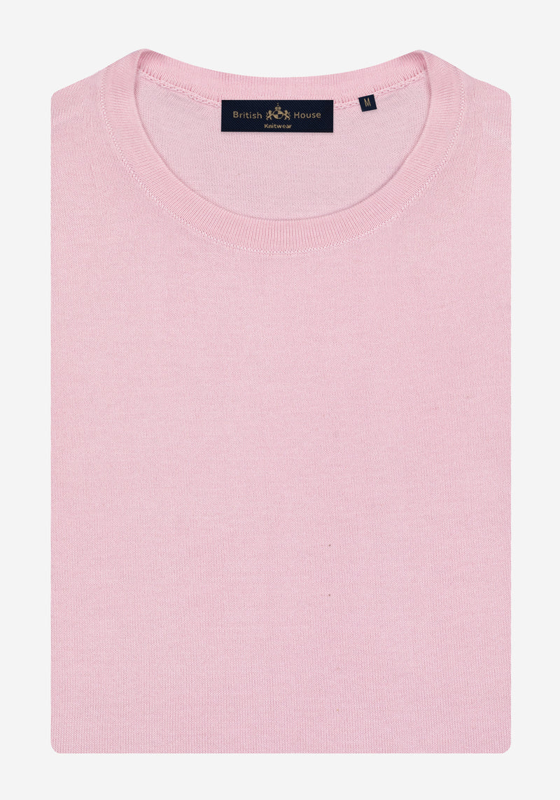 Pastel Rose Knitted T-Shirt