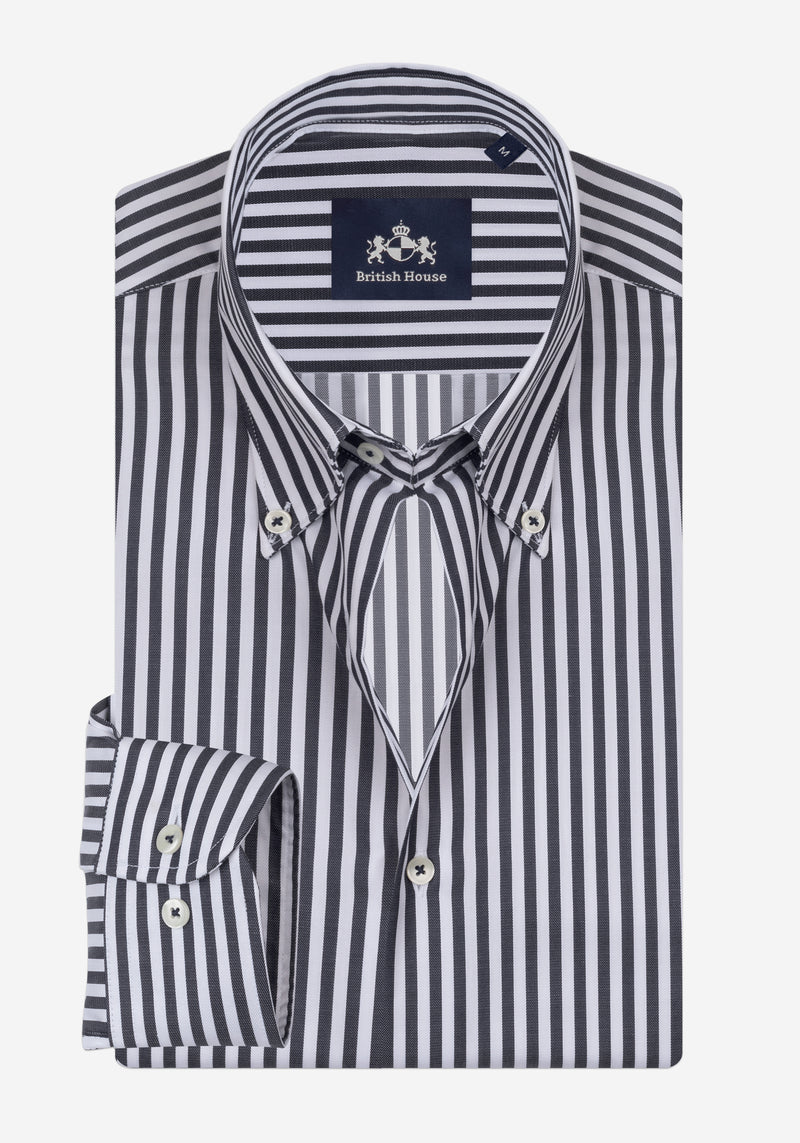 Panther Black Stripe Signature Twill Shirt