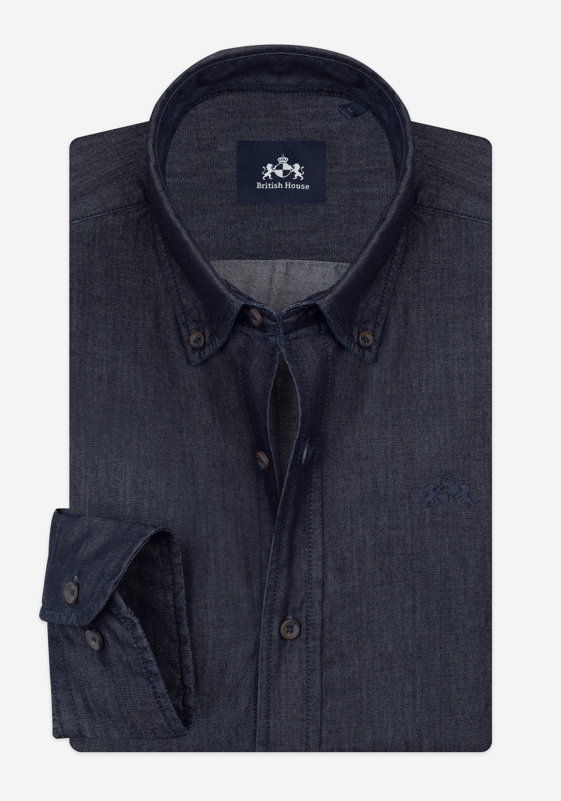 Core Blue Washed Denim Shirt