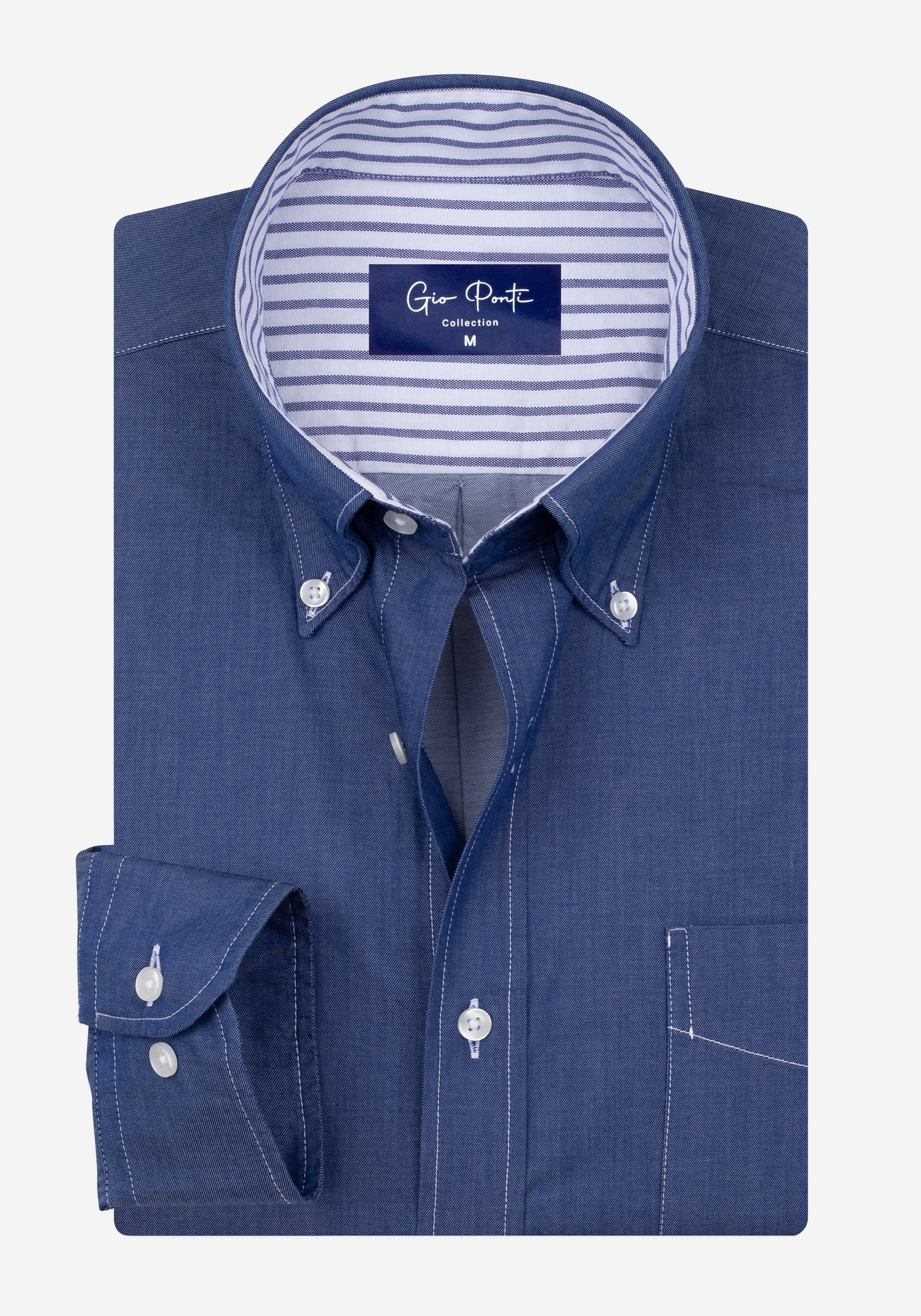 Admiral Blue Twill Shirt