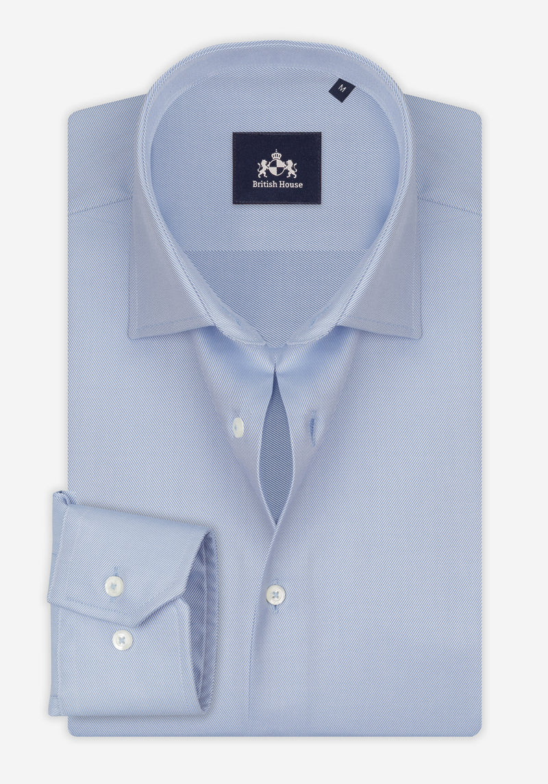 Pale Blue Signature Twill Shirt