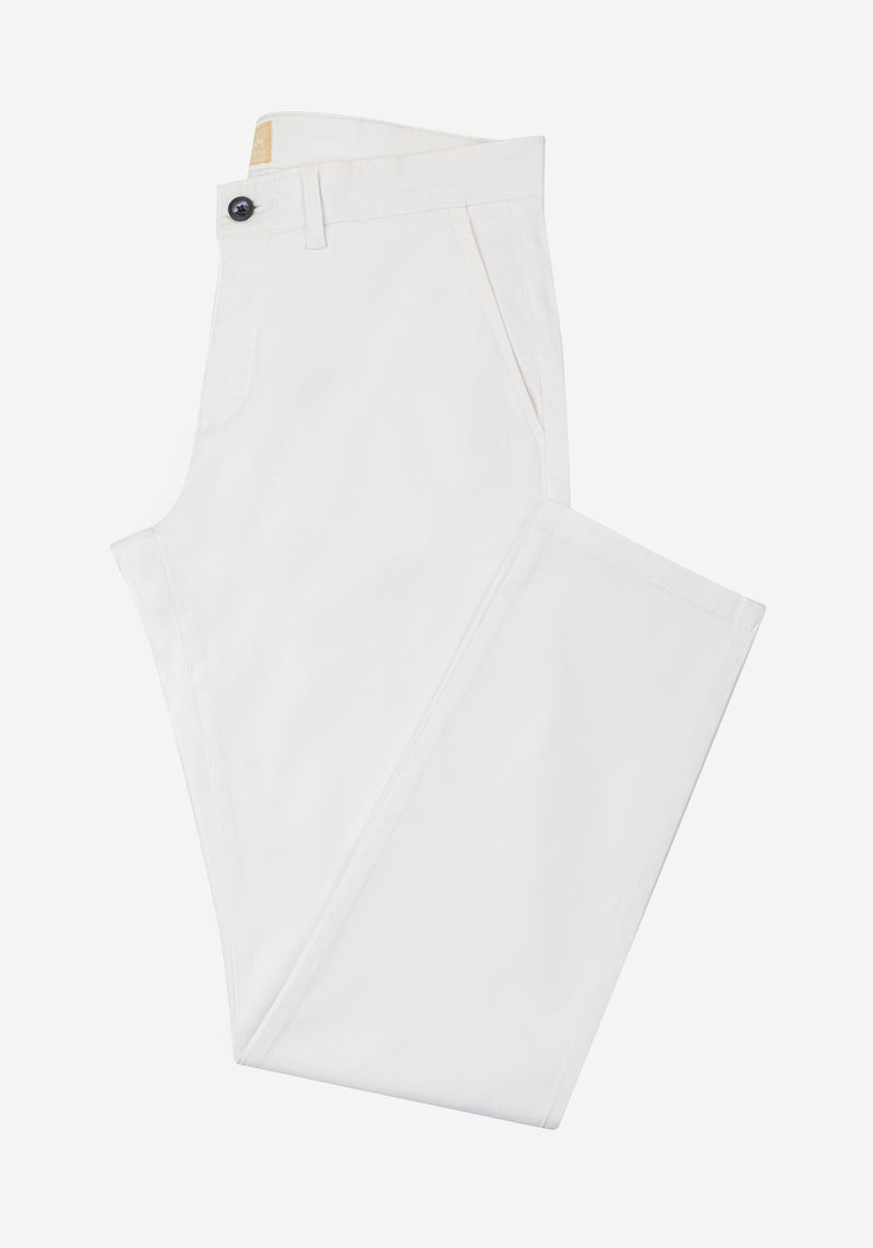 Ivory White Riviera Gabardine