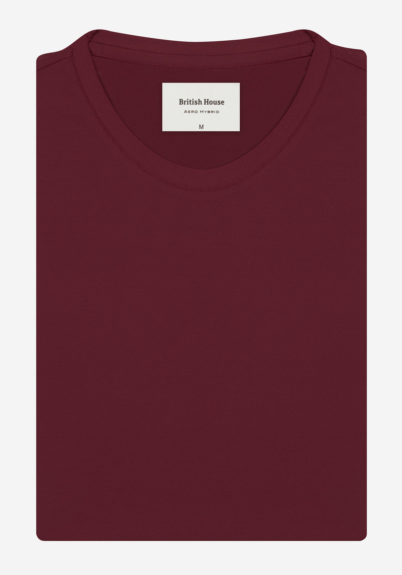Imperial Burgundy Aero-Hybrid T-Shirt
