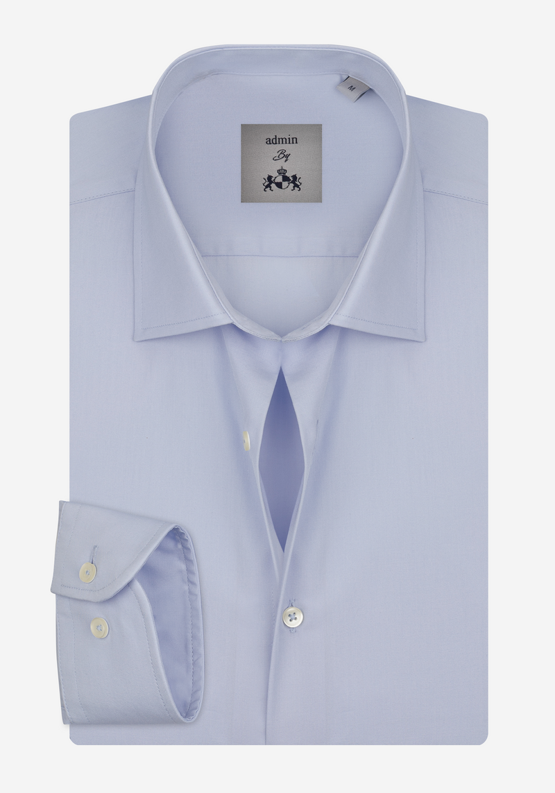 Dusty Blue Poplin Shirt