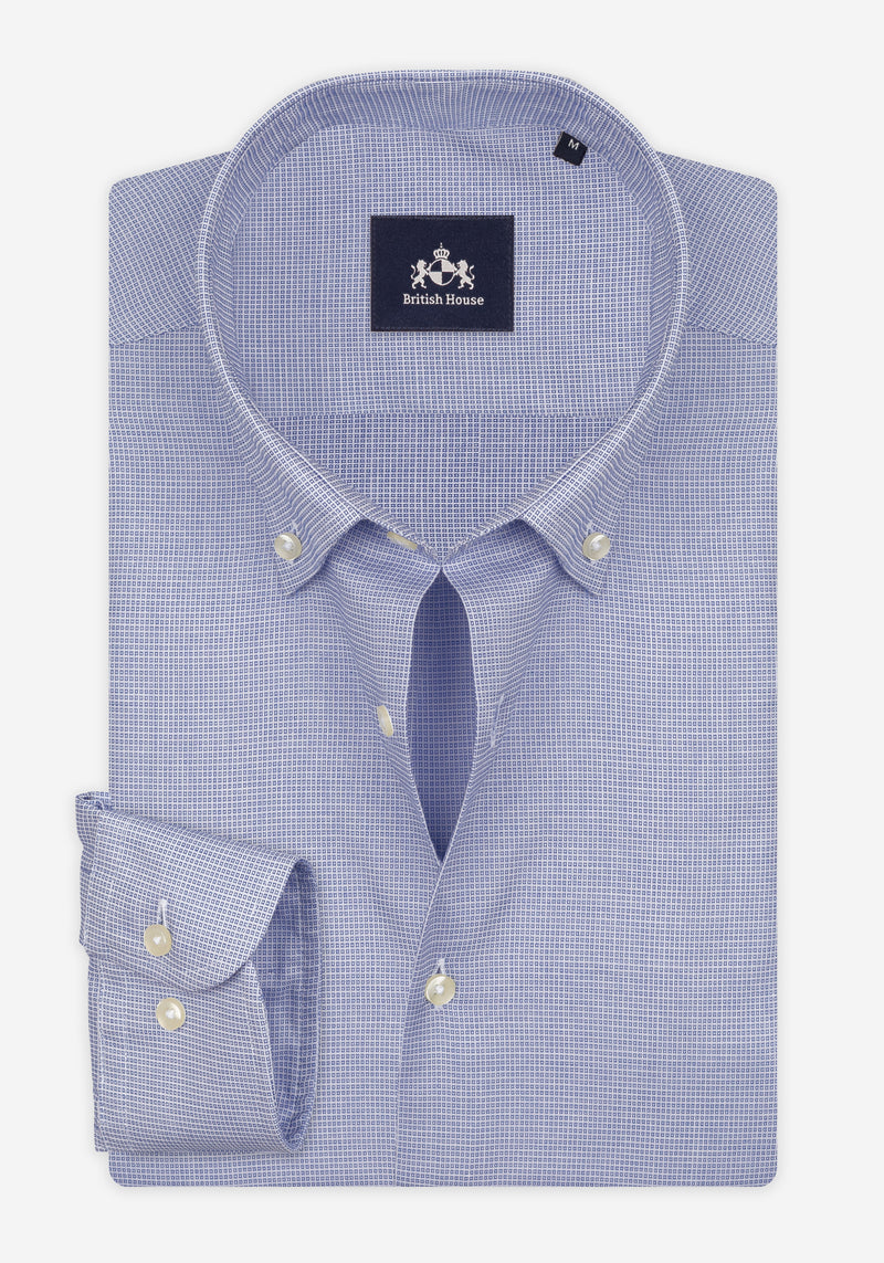 True Blue Dobby Shirt