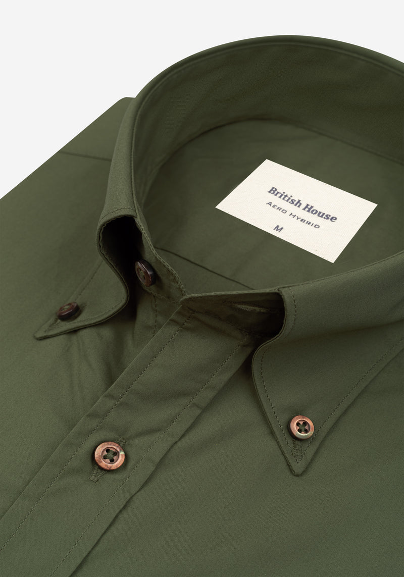 Phantom Olive Aero-Hybrid Shirt