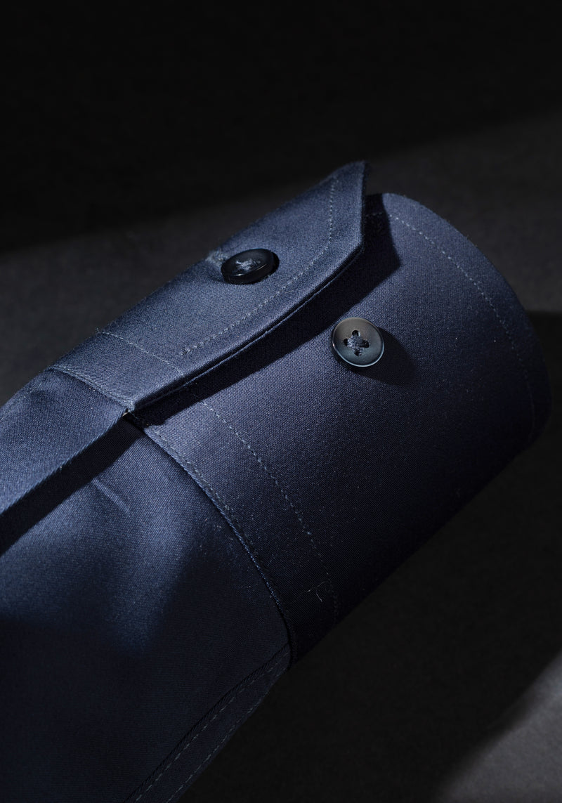 Antique Navy Luxe Twill Shirt - Wrinkle-free