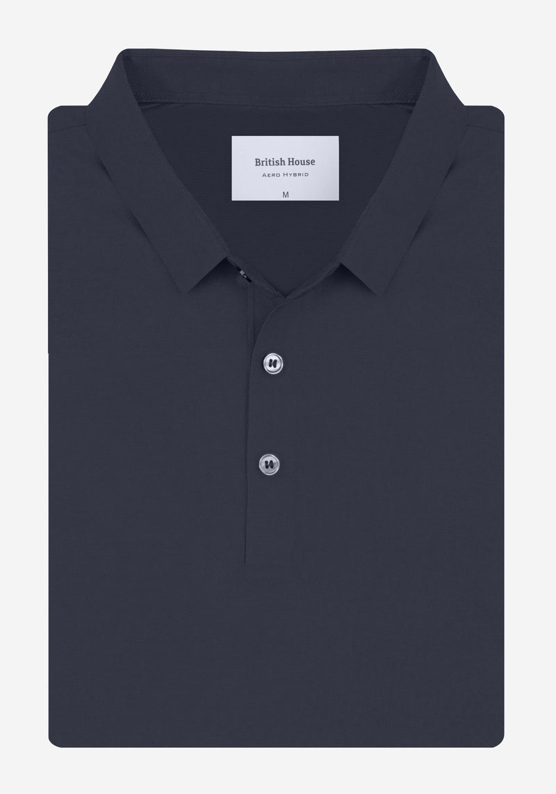 Slate Grey Aero-Hybrid Polo Shirt