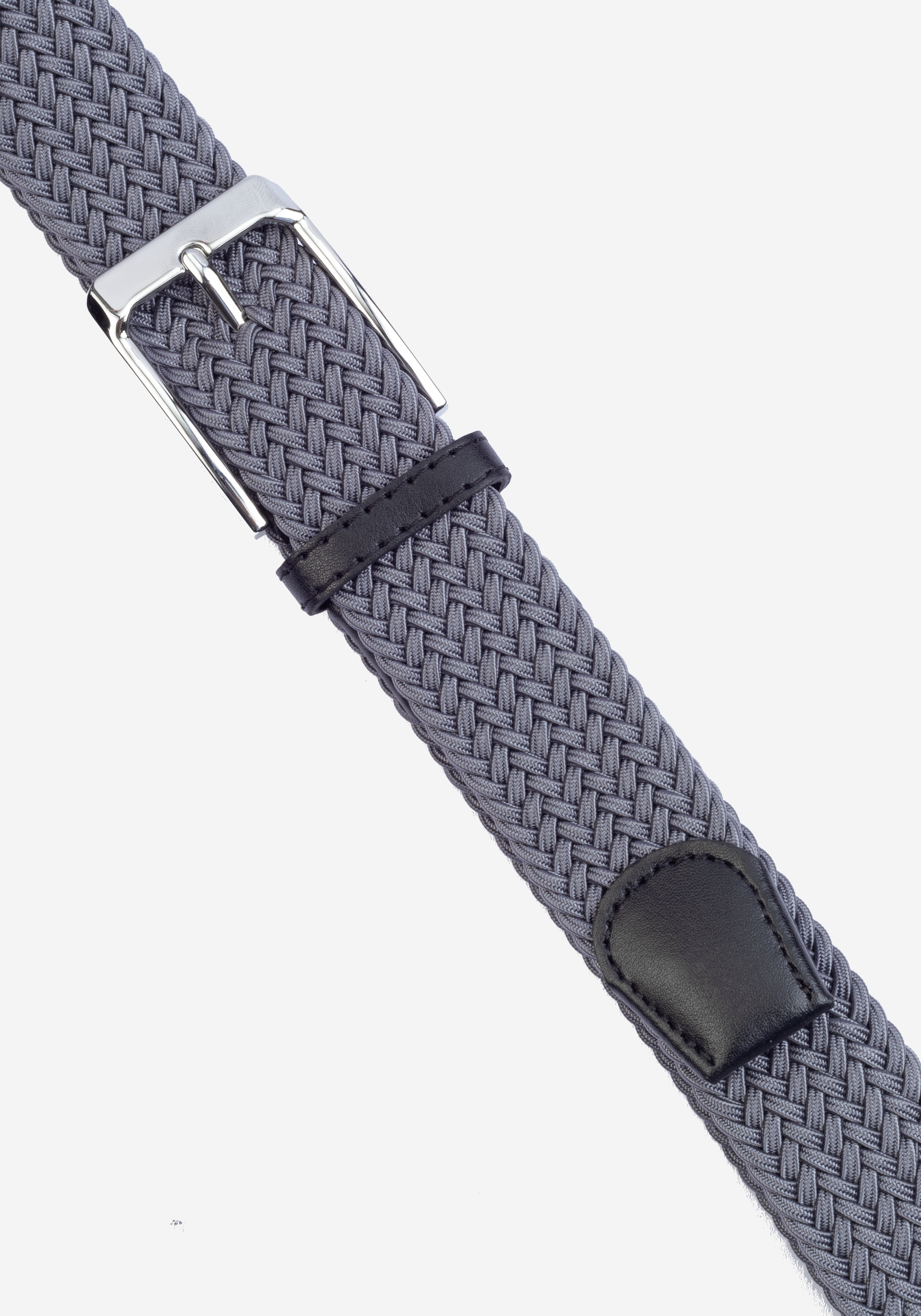 Storm Grey Braided Belt