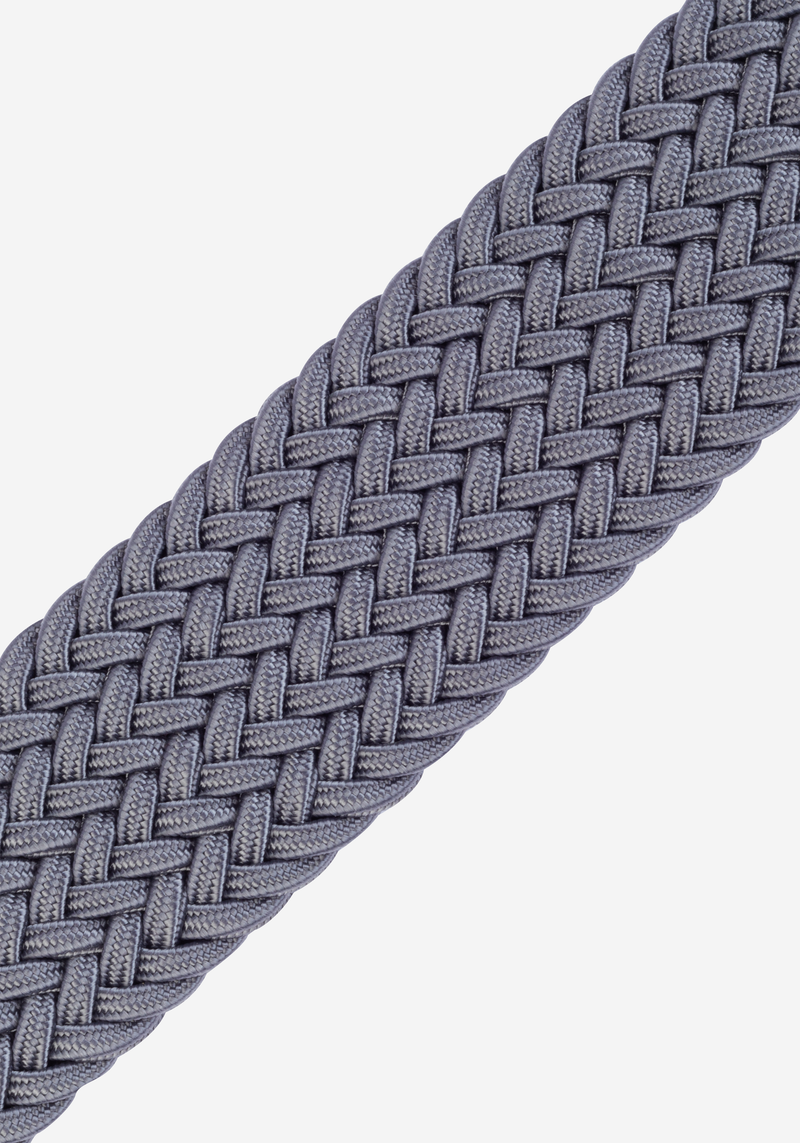 Storm Grey Braided Belt