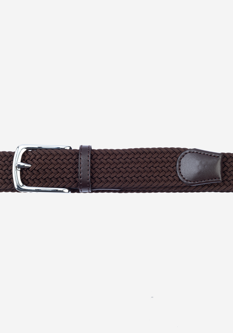 Truffle Brown Braided Belt