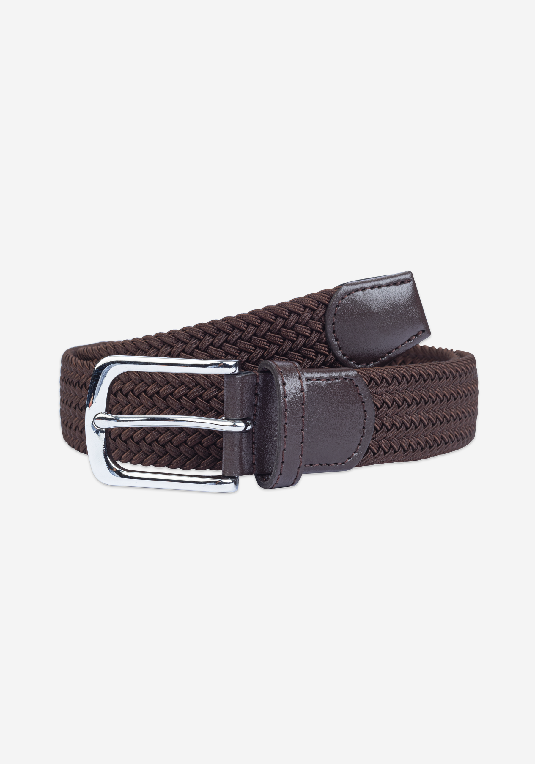 Truffle Brown Braided Belt